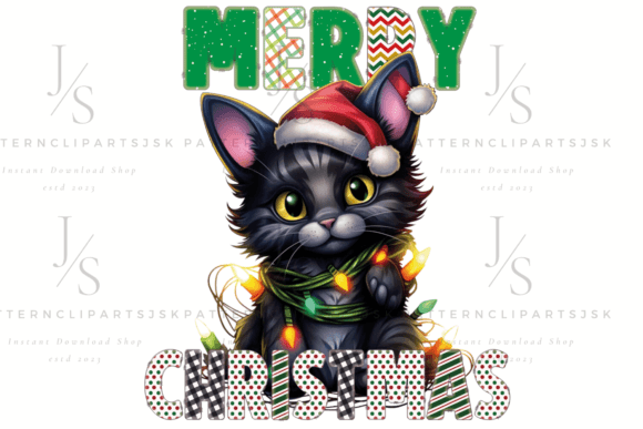 Christmas Cat Sublimation Design: Illustrations Review