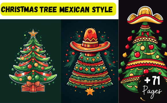 CHRISTMAS TREE MEXICAN STYLE Illustrations Review