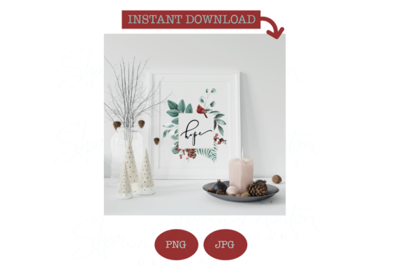 Christmas Watercolor Art Prints: Illustrations