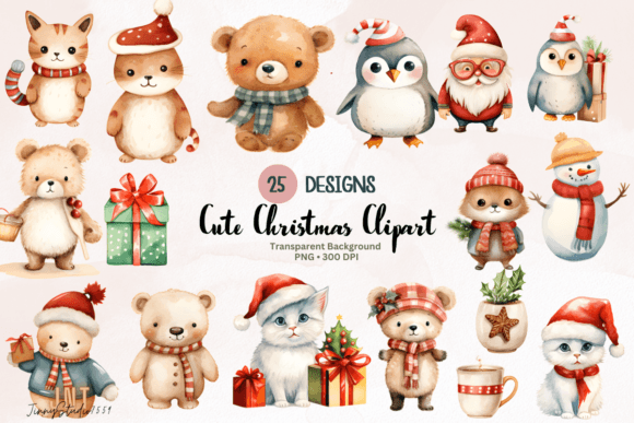 Cute Christmas Sublimation Illustrations Review