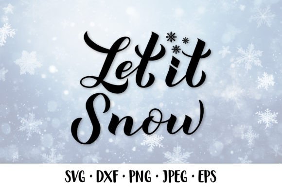 Let It Snow SVG: Winter Illustrations for Branding