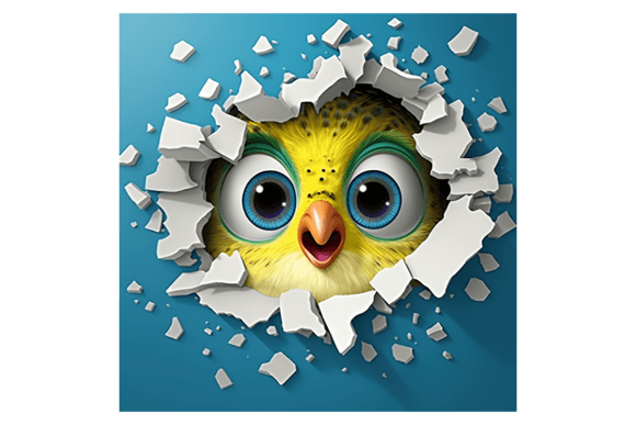 Review: Christmas Budgerigar Broken Wall 4 Design