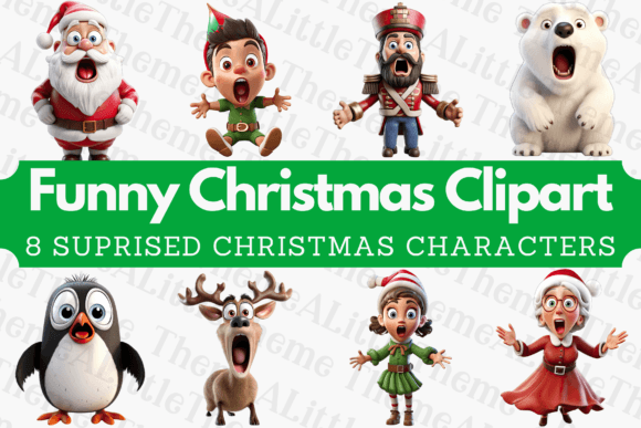 Reviewing Funny Christmas Character Clipart 3D for Stitchers