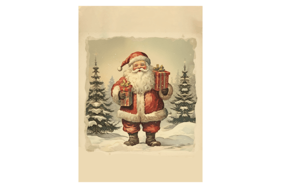Santa Claus Christmas Card 1 Illustrations Review