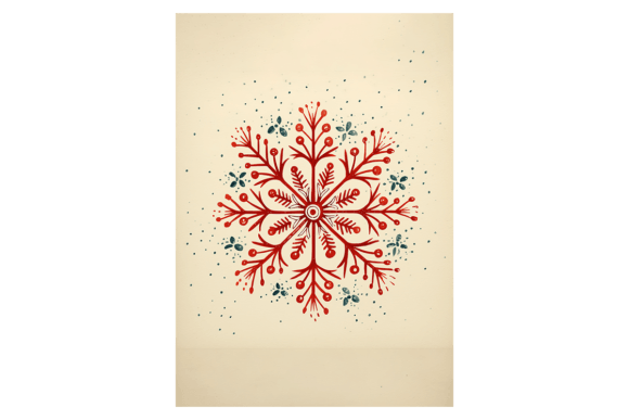 Snowflakes Christmas Card 2: Illustrations for Sellers