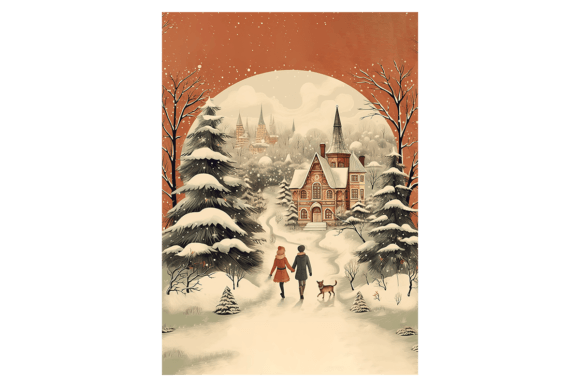 Winter Wonderland Christmas Card 2: Illustrations for Branding